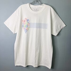 DOCTOR Who Loot Crate White Short Sleeve 15 Doctors Graphic T-Shirt Men's Size L